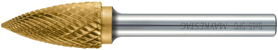 10x65mm SPG, typ ostří   6+TIN, SK technická fréza, průměr upínací stopky 6 mm